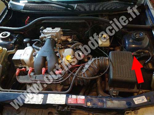 Ford Escort - Compartiment moteur