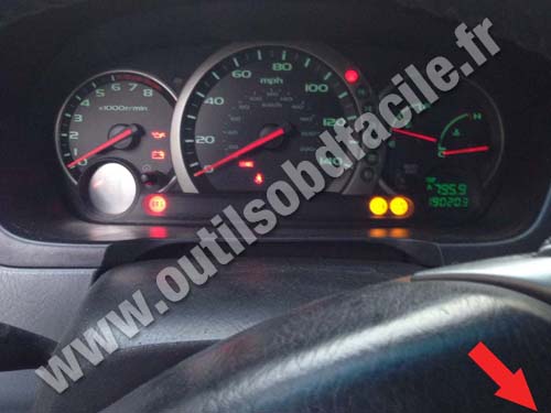 Prise OBD2 dans les Honda Pilot (2002 - 2008)