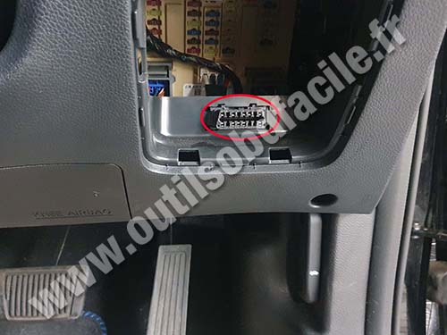 Hyundai Sante Fe - Prise OBD