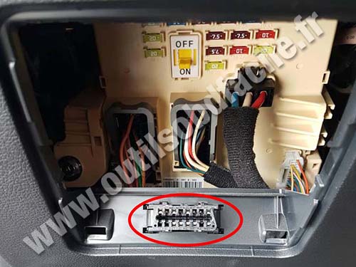 Kia Cerato - Prise OBD