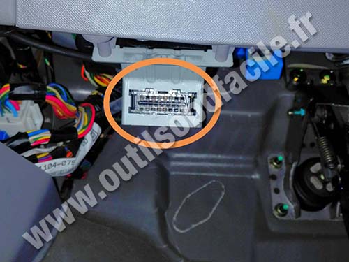 Prise OBD2 dans les Kia Picanto (2004 - 2007)