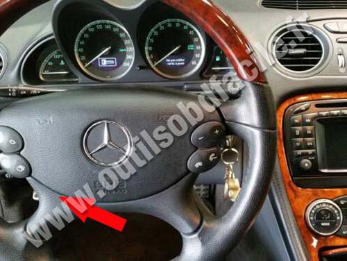 Mercedes SL - Tableau de bord