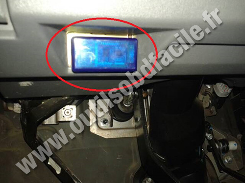 Nissan Almera Classic connecteur OBD