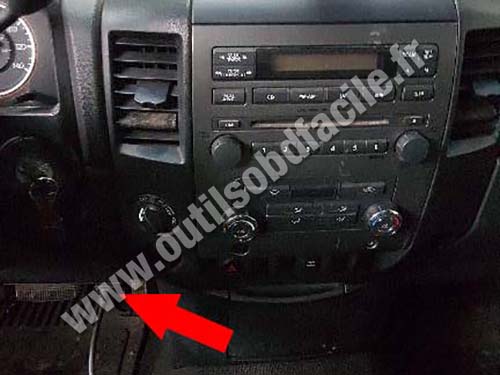 Nissan Titan - Console centrale