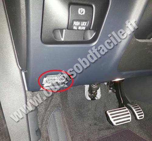 Volvo XC60 prise diag auto OBD2