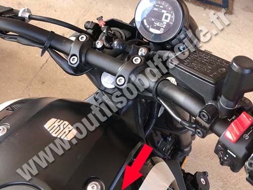 Yamaha XSR900 - Compteur