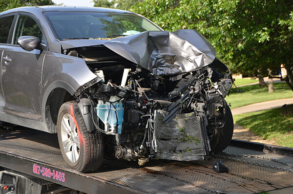 voiture accidentée